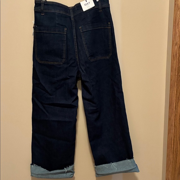 Oat New York Dark Blue Flare Jeans - Picture 6 of 8